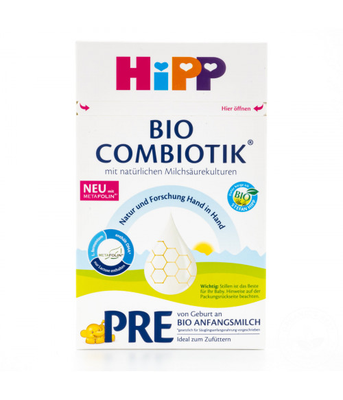 Hipp Stage PRE Organic Combiotik Baby Formula (600g) - German Version 0+ Hipp Stage PRE Organic Combiotik Baby Formula (600g) - German Version 0+