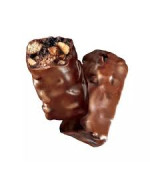 YURAKU  -  BLACK THUNDER ALMOND HAZELNUT CHOCOLATE BAR (118G)