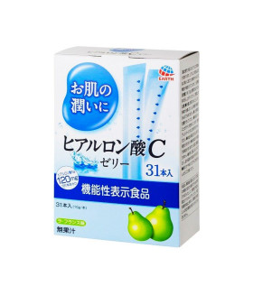 EARTH Hyaluronic Acid C Pear La France Jelly 31 x Sachets for 1 Month – Made in Japan