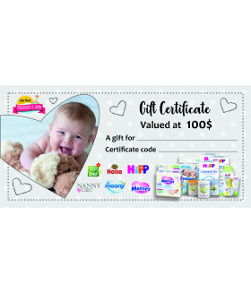 Gift Certificate Valued at 100$