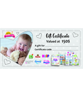 Gift Certificate Valued at 150$